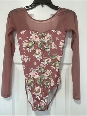 Eleve long sleeve leotard size S